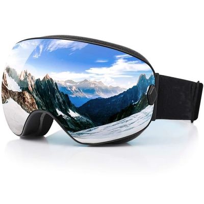 Masque de ski pour homme et femme - Protection 100 % UV400 - Anti-buée sur  les lunettes - Lunettes de neige avec écran amovible - Cdiscount Sport