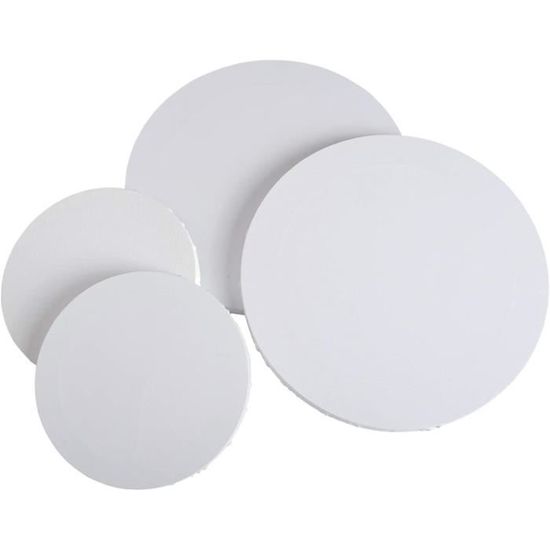 Lot De 6 Toiles Aida 18 Points - 30x45 Cm, Coton - Blanc, Blanc Antique, Crème - Pour Point De Croix