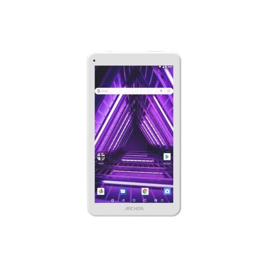 Tablette Tactile - ARCHOS - T70 - 7" - RAM 2Go - Stockage 16 Go - Quad Core - Android 10 - Blanc - Wifi