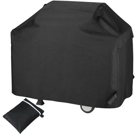 Housse De Protection Universelle Pour Barbecue Et Plancha Extérieur - Tissu Oxford 210D Imperméable - 100x60x90 Cm