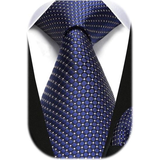 Cravate Homme Fine Jacquard Vinesen - Motif Élégant Pour Mariage Et Affaires