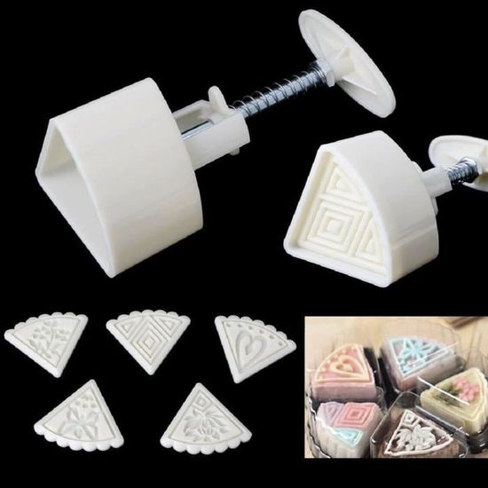 Moule à Emportes-pièces MGOH-130 - 6 Motifs, 12 Empreintes Double Face, Pour Fondants, Sablés, Gâteaux Orientaux