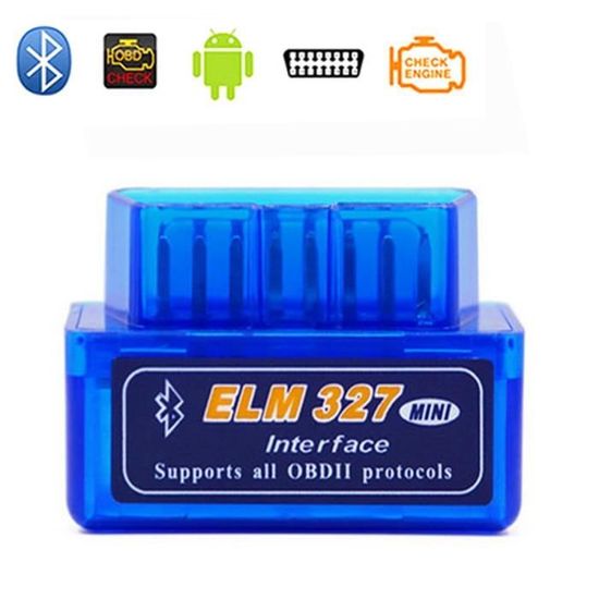 Bluetooth V2.1 Mini Lecteur de Code de Voiture Super OBD2 Mini Elm 327 de Diagnostic doutil de Diagnostic pour Le protocole ODB2 OBDI2