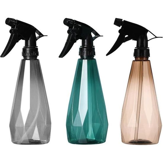 2Pcs Flacons Pulvérisateurs Vaporisateur Vide, 500ml Fine Plastique Flacon Spray Vide Rechargeable Spray Boiteilles Transparent Pour Coiffure Plante Salon De Coiffure Cuision Fei Yu 78920199