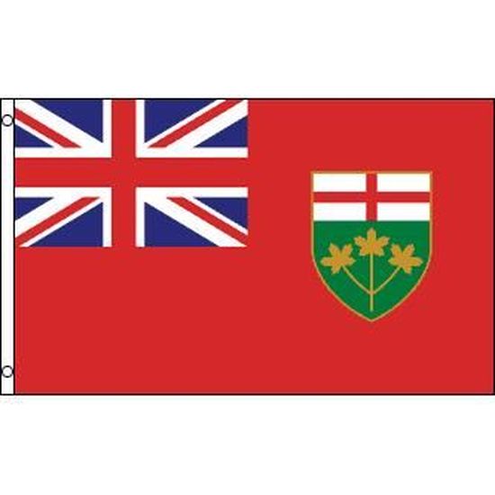 Drapeau Ontario 150x90cm - canadien Haute qualité - Cdiscount