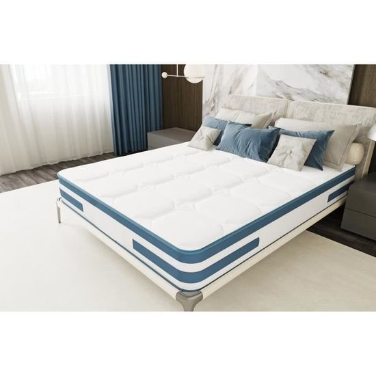 Matelas H.5 Hotel - 160x200 cm - 25 cm - Mémoire de forme - Equilibré