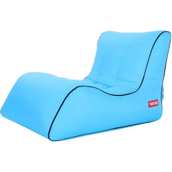 Canapé Gonflable Otufan 78x75cm Rouge - Chaise Lazy Portable Pour Intérieur Extérieur