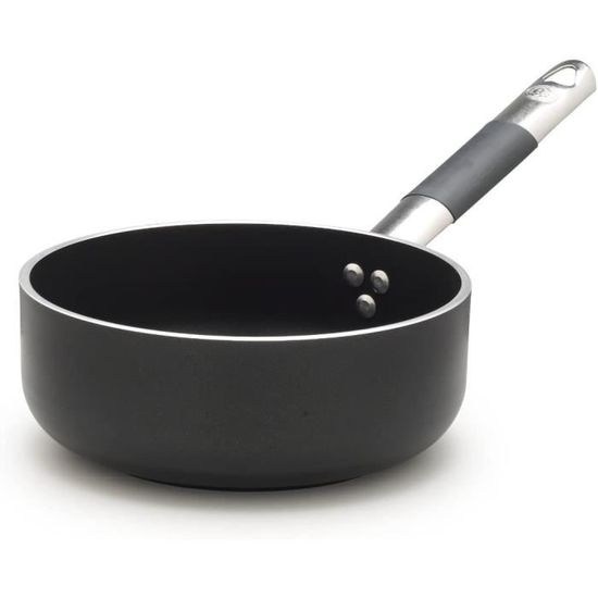 Four Pentole Agnelli Pentole Agnelli FAMA516 Casserole Haute En Aluminium BLTF Avec Manche Casserole En Inox
