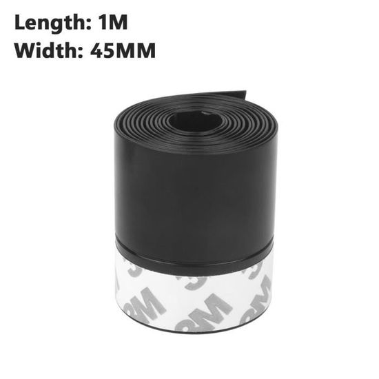 Gouttière En J Autocollante 3m - En Caoutchouc PVC, Pour Toit, Voiture, Camping-car - Étanchéité Et Dérivation D'Eau