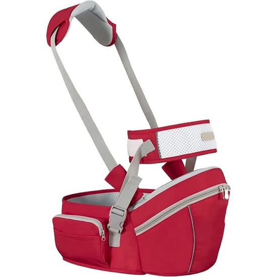 Porte-bébé Siège De Hanche Ergonomique - Réglable 67-110 Cm - Poche Latérale - Pour Nouveau-né à 20 Kg - 3
