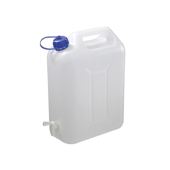 Jerricane Eau 10L Avec Robinet – PE Alimentaire – Camping Caravane Van Extérieur – Robuste Et étanche