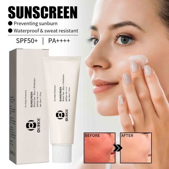 Crème Solaire Crème Solaire Hydratante, Légère, Respirante, Rafraîchissante, Non Grasse, Facile