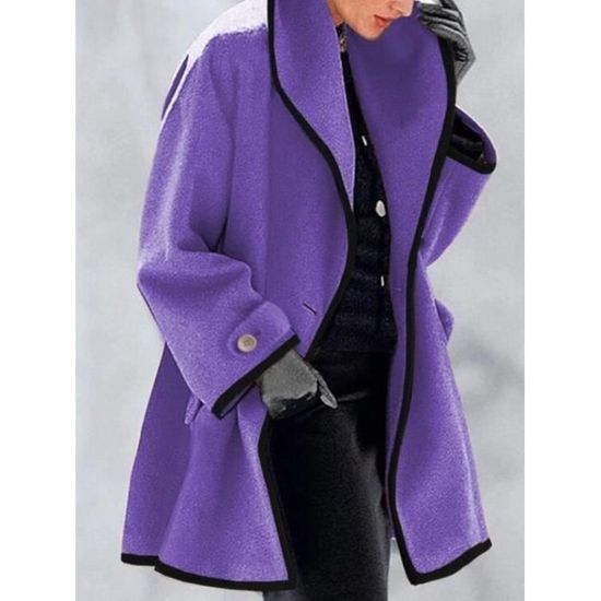 Manteau violet femme shop