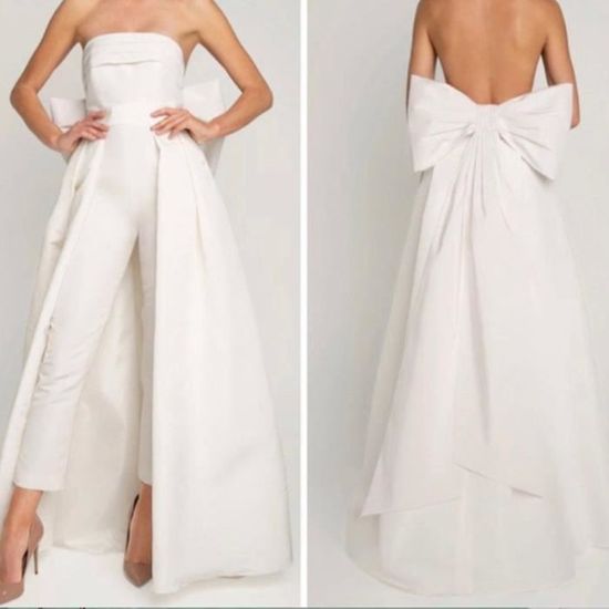 Nœud En Tulle Blanc Détachable Pour Robe De Mariée - 18x40 Cm - Accessoire De Mariage, Fiançailles, Enterrement De Vie De Jeune Fille