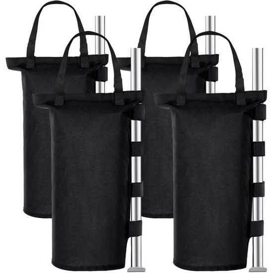 Blumfeldt 4 Poids Lestage Parasol Limousin – Remplissables Eau/Sable Jusqu'à 160 Kg – Stabilité Maximale