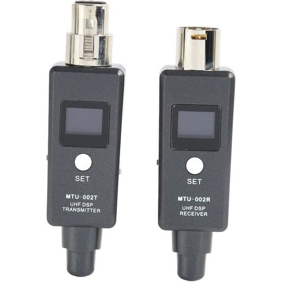 Système de microphone XLR sans fil 2 4G avec batterie Système de microphone XLR sans fil 2 4G avec batterie