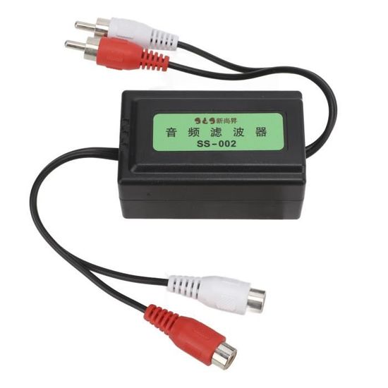 1X(ISOLATEUR AUDIO DE Boucle De Terre Filtre De Bruit Audio Isolateur
