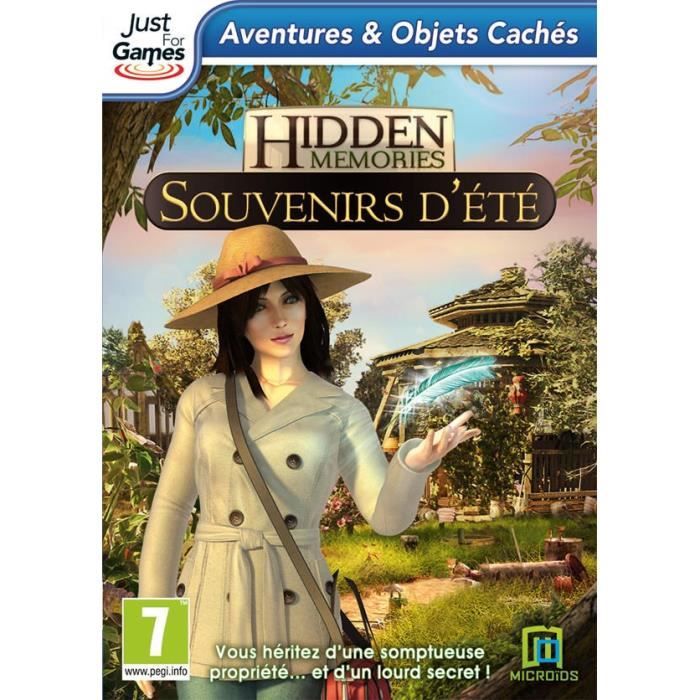 Just For Games Hidden Memories Souvenirs D'Été Jeu PC