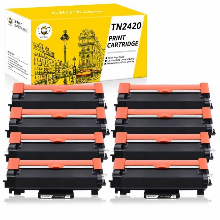 Cartouche laser compatible Brother TN2510XL - noir - Uprint Pas Cher | Bureau Vallée