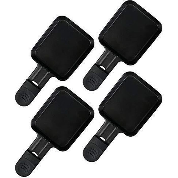 Coupelle Raclette Poêlon Raclette Grill Accessoires Revêtement Antiadhésif, 18x8x0,5cm, 4 Pcs