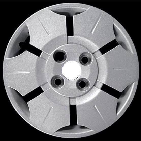 JEU DE 4 ENJOLIVEURS DE ROUES COUVERTURES 13 -POUCES LOGO BLEU POUR FIAT PANDA ACTIVE 2003>