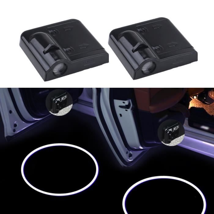 For PEUGEOT -Phares décoratifs pour porte de voiture PEUGEOT, 2 pièces, 307 407 308 408 508 RCZ 107 3008 206 5008