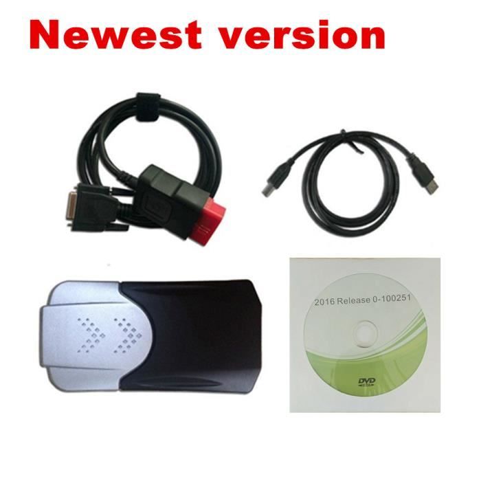 Vd ds150e cdp 2019 super pro plus logiciel Bluetooth 2016.00 pour delphis OBD2 camions à balayage OBDII - Type With Bluetooth