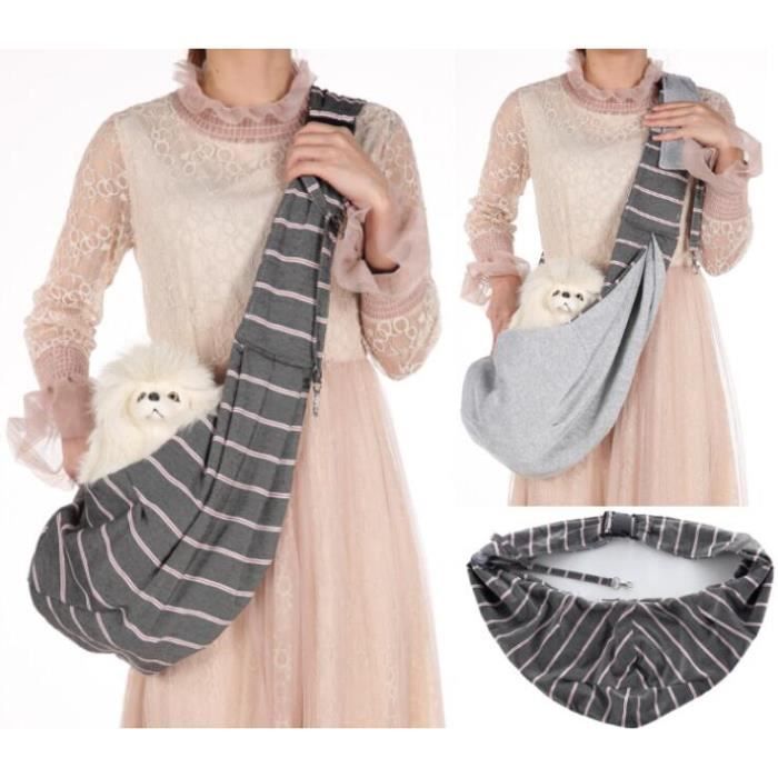Sac de transport,Sac bandoulière pour chien de compagnie Sac de transport pour chat, sac à bandoulière simple, sacs - Type Argent
