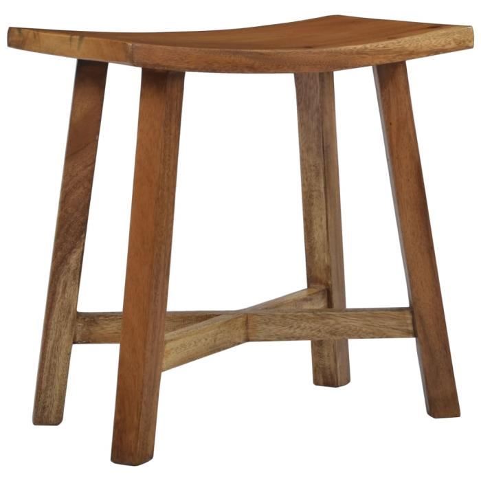 Tabouret de salle de bain Tabourets de bar Bois de Suar solide Top ❤184284