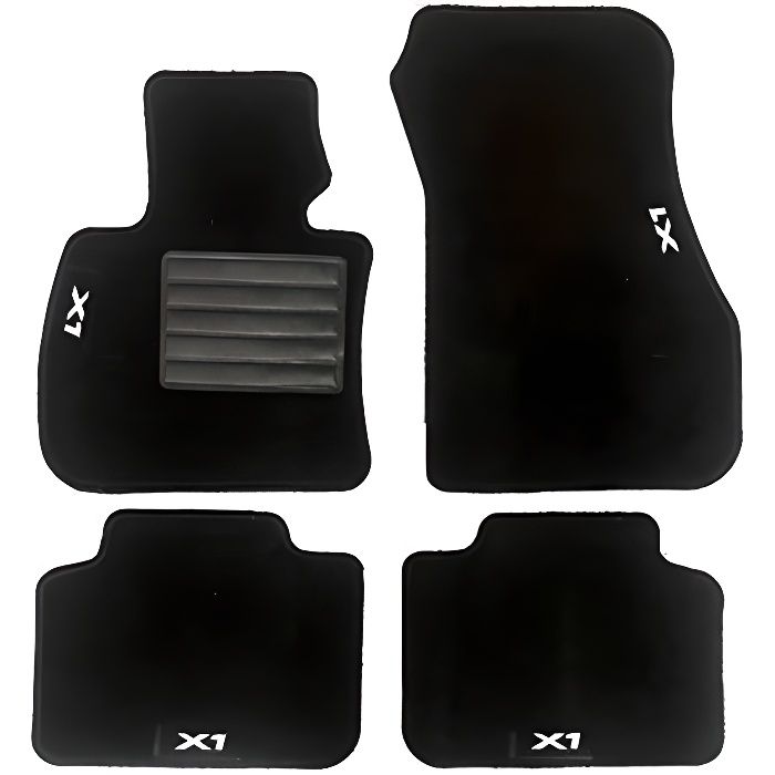 Jeu de 4 tapis moquette pour BMW X1 (F48) 2015>