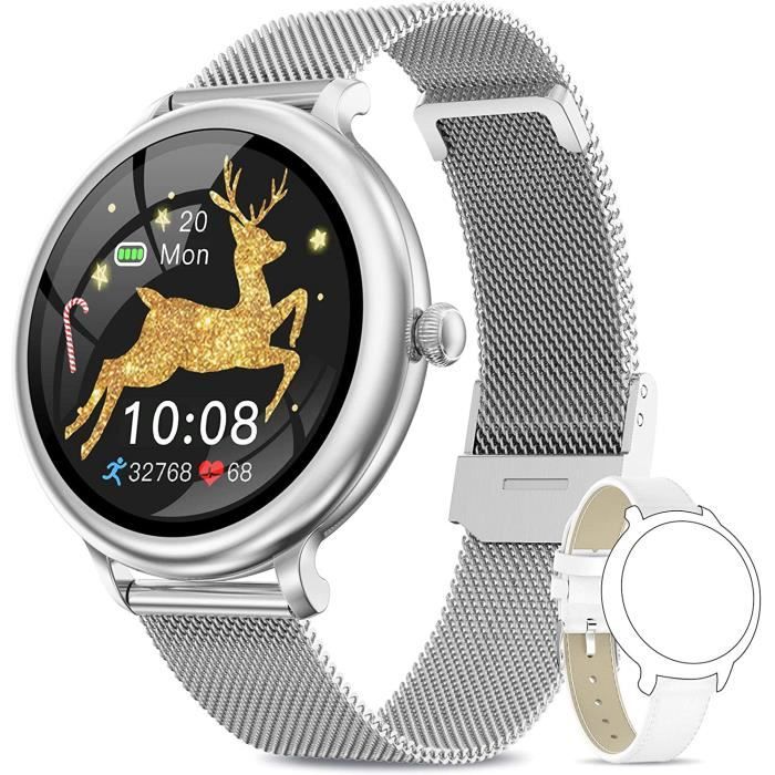 MONTRE CONNECTEE SPORT NAIXUES Montre Connectée Femmes,IP68 avec Moniteur de Sommeil, Moniteur de Fréquence Cardia84