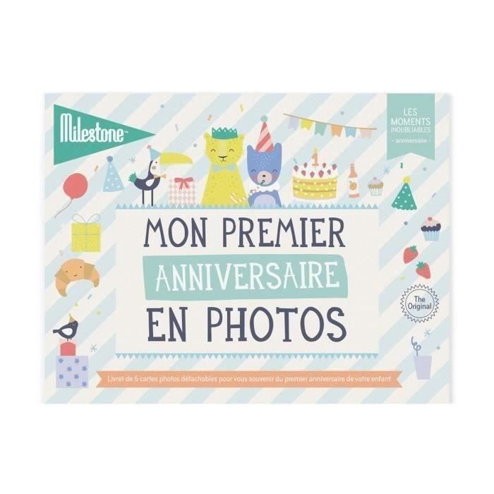 Livret de cartes photos -Mon premier anniversaire-