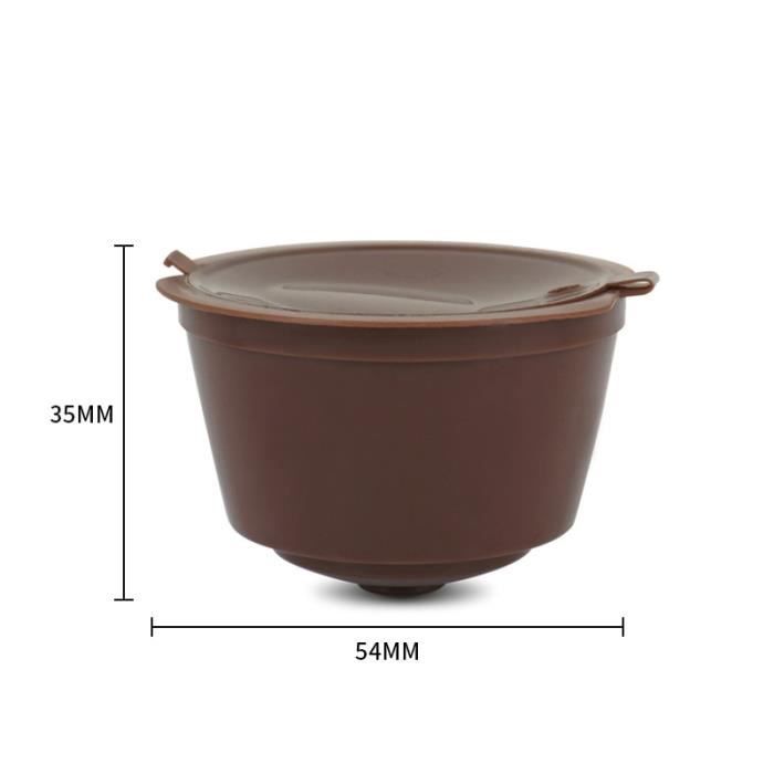 Petit déjeuner - Café,3PC capsule de café nouveau plastique compatible avec les accessoires de machine nestlé - Type 1PC brown #A