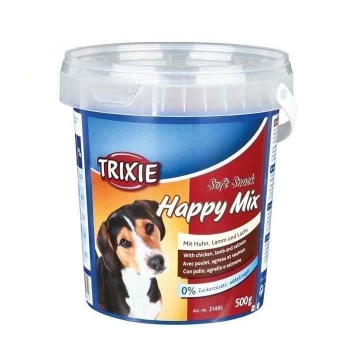 TRIXIE Soft Snack Happy Mix pour chien 2 x 500g