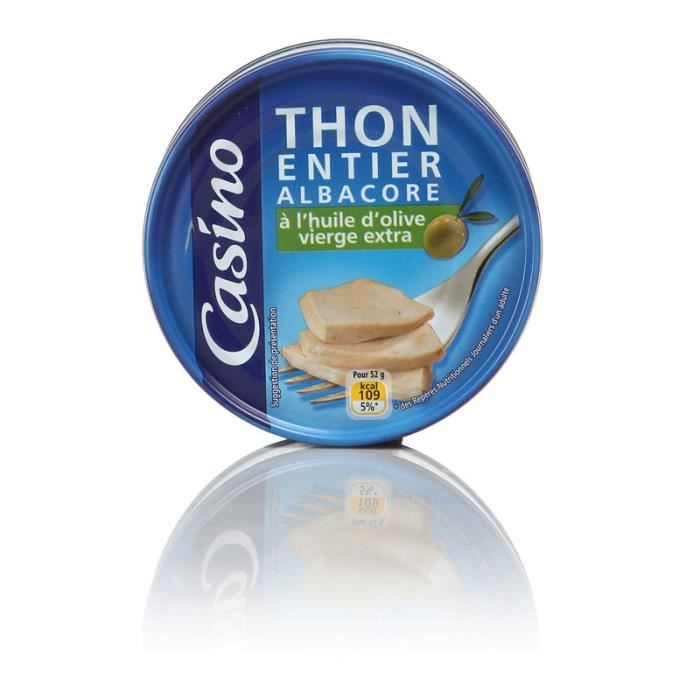 Thon entier à l'Huile d'Olive vierge extra - 160 g