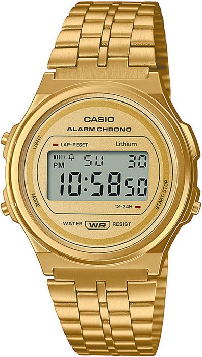 CASIO Montre vintage - Multifonctions - Dorée