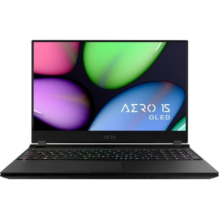 PC Portable Gamer- GIGABYTE- AERO 15 OLED XB-8FR51B0SP- 15,6- UHD- i7-10875H - 16Go- Stockage 512Go SSD- RTX2070- W10Pro- AZERTY
