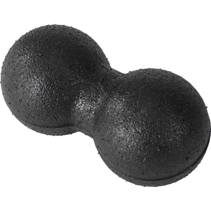 Double Balle de Massage à Relief Gorilla Sports Noir