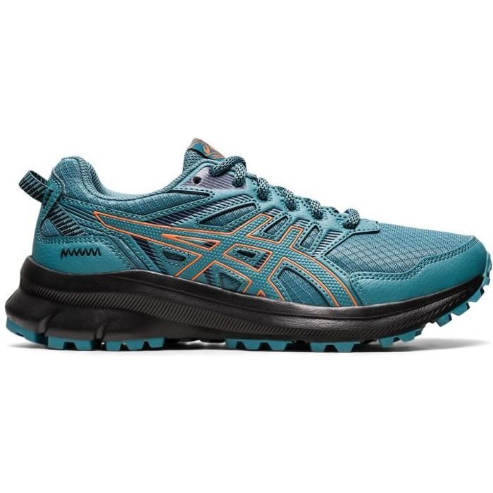Chaussures de Trail, ASICS, Trail Scout 2 W - Misty Pine/Nova Orange,