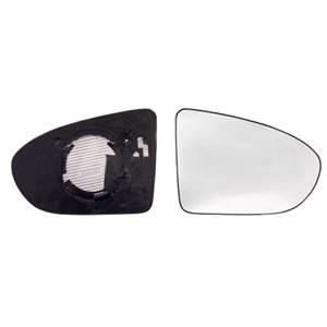 Miroir Glace rétroviseur droit pour NISSAN QASHQAI I ph.1, 2007-2010, dégivrant, asphérique.