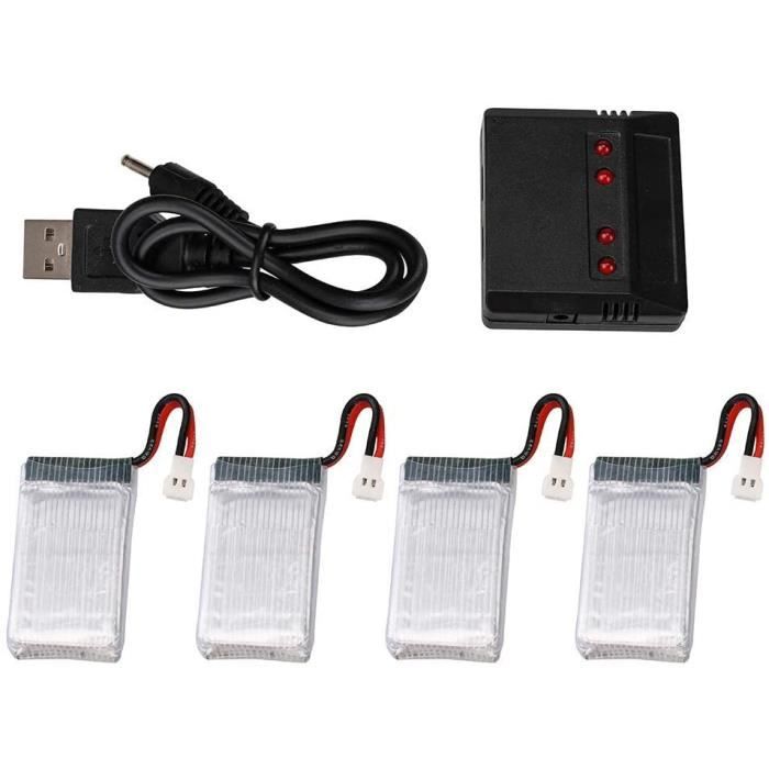 SNAPTAIN S5C Drone 4 Batterries + 4 en 1 Chargeur