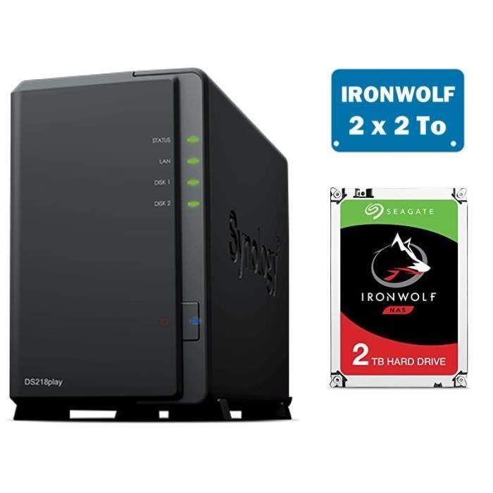 Synology DS218 PLAY SG IW 4To