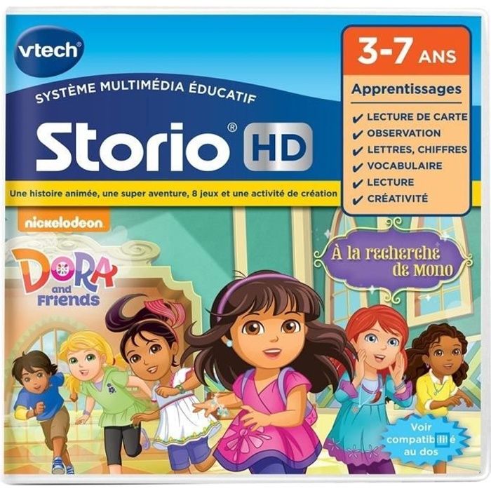 VTECH - Jeu Éducatif Storio - Dora Et Ses Amis