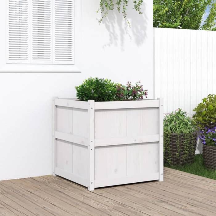 VIDAXL Jardinière extérieure Pin massif