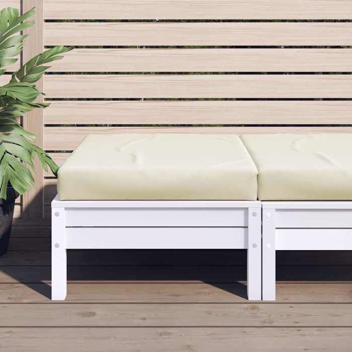 vidaXL Coussin de Palette Galette de Siège Imperméable Coussin de Jardin Décoration dExtérieur Terrasse Crème 60x60x95 361794