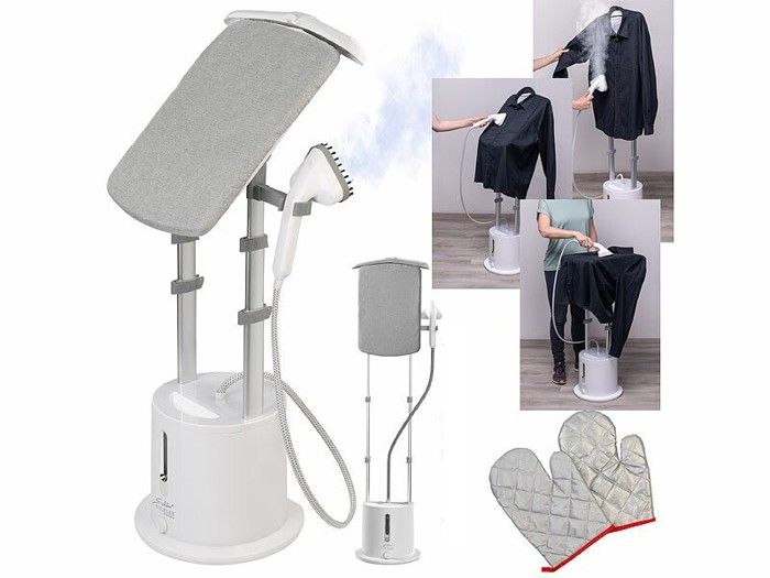 Défroisseur vapeur - Sichler - 2280 W - Table à repasser réglable - 3 modes de vapeur - Réservoir 18 L - Sichler