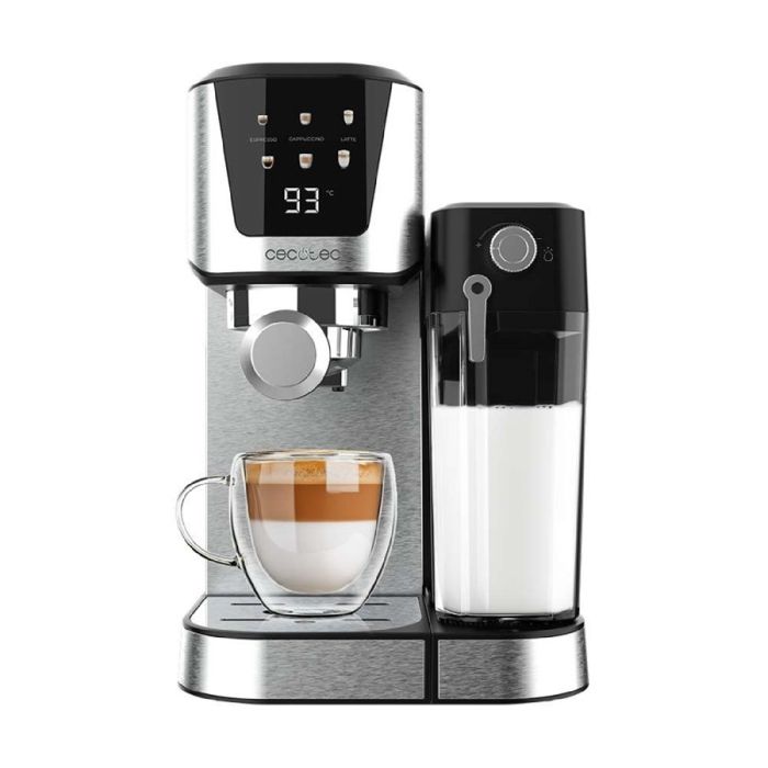 Machine À Café Expresso Cecotec Power Espresso 20 Cream – 20 Bars, Réservoir À Lait 700 ml