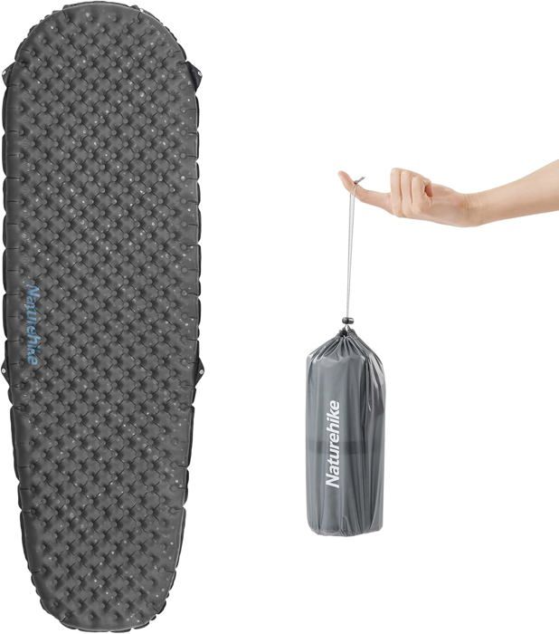 Matelas De Camping Auto-gonflant Naturehike – 3 Cm D’épaisseur, Léger (1,85 Kg), Pour Randonnée Et Voyage