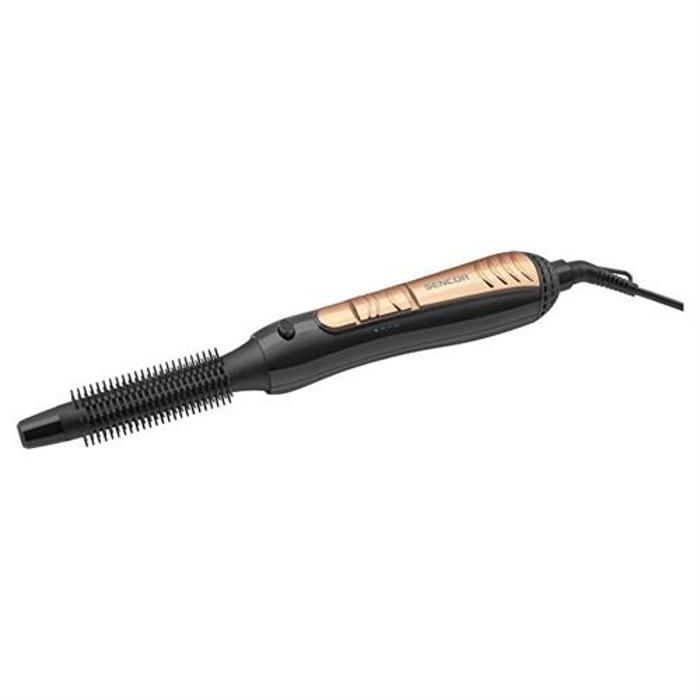Fer à friser - SENCOR - SHS 3000BK - 2 réglages de température - Brosse ronde amovible - 400 W