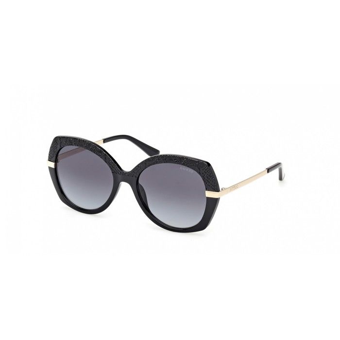 Lunettes de Soleil GUESS GU00215 55/18/140 Shiny black Front injected WOMAN GU00215